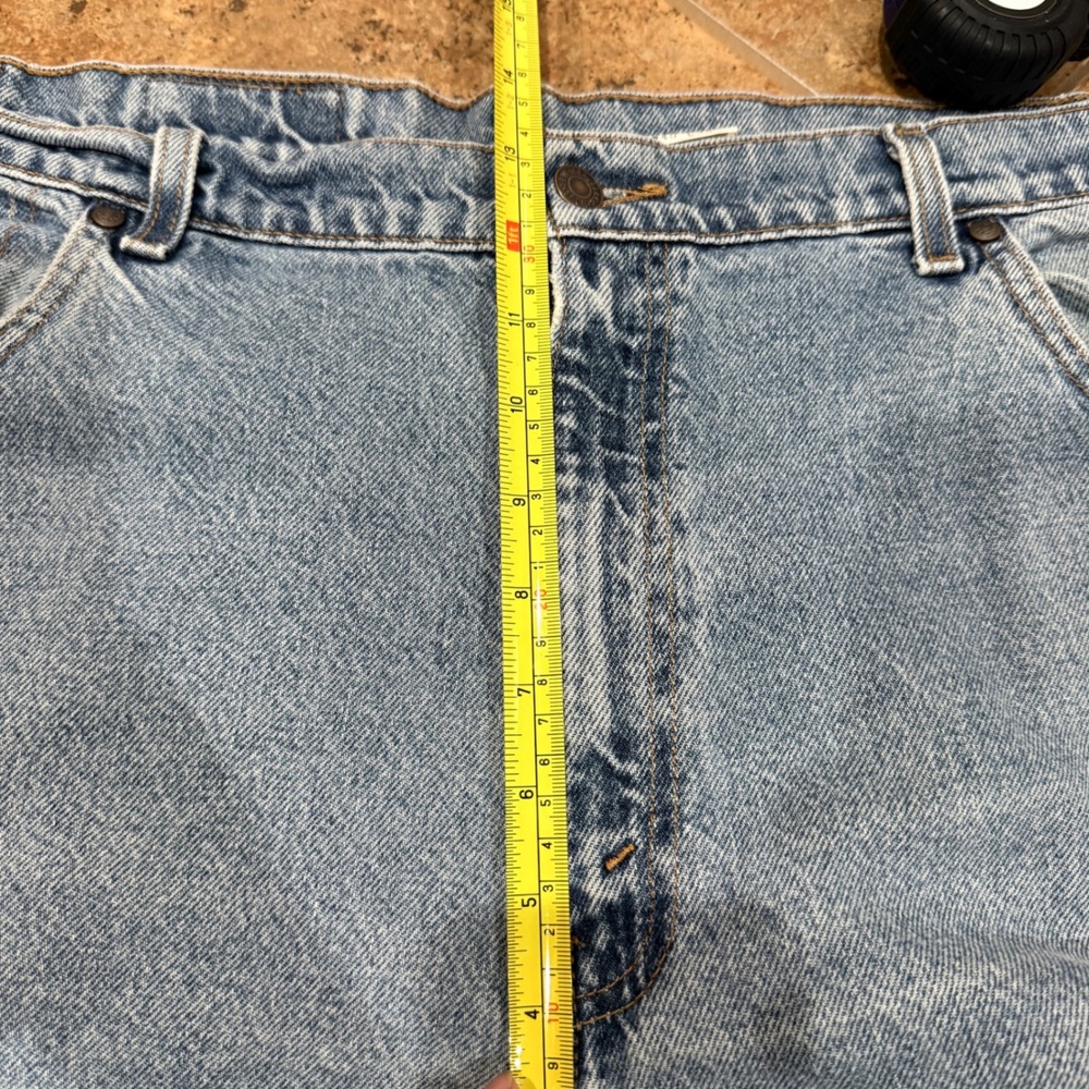 VTG 90s Levi's 545 Mens Jeans W40 L36 Light Wash Straight Leg Denim Pants Casual - Picture 6 of 13